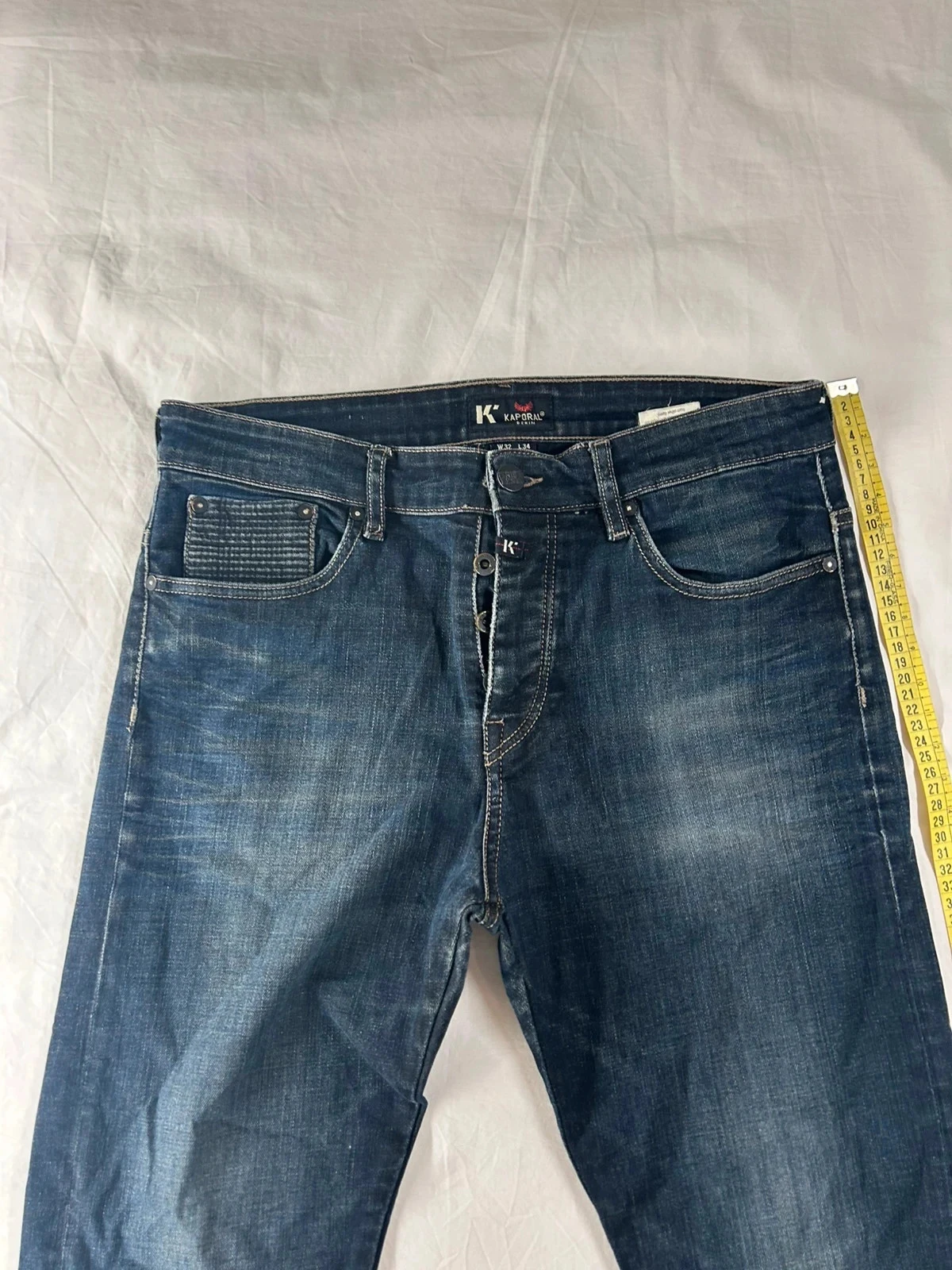 Marineblauwe kaporal jeans w32 l34 vintage stijl y2k – photo 3